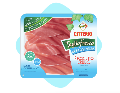 Tagliofresco crudo leggerezza Citterio 70gr