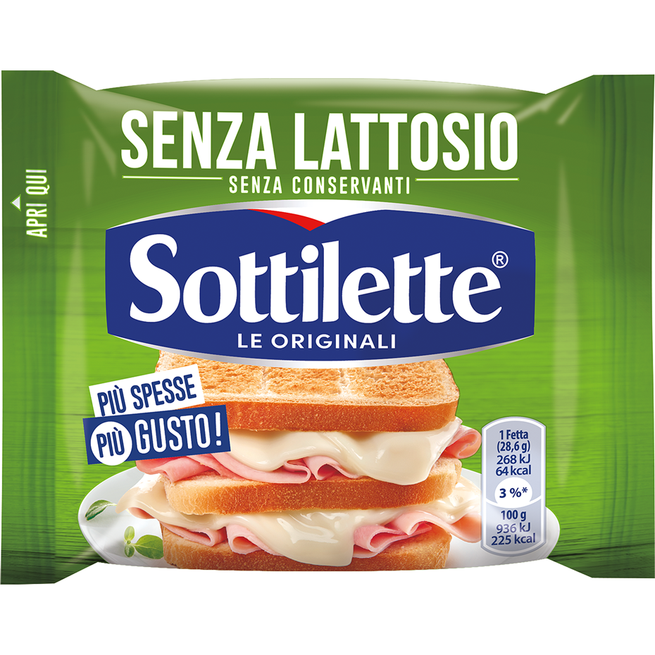 Sottilette s/lattosio 200gr