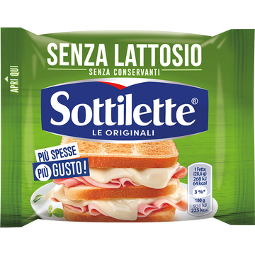 Sottilette s/lattosio 200gr
