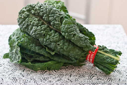 Irish green kale head